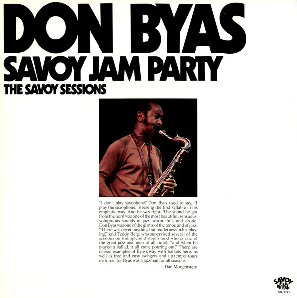 Savoy Jam Party – Don Byas