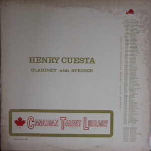 Clarinet with Strings – Henry Cuesta