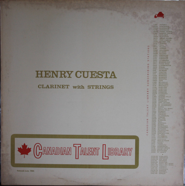 Clarinet with Strings – Henry Cuesta