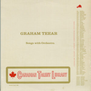 Songs With Orchestra – Graham Teear